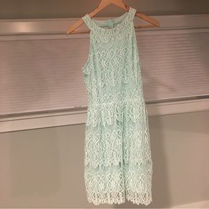 Pinky Mint Green Dress  (JR-Medium) NWOT